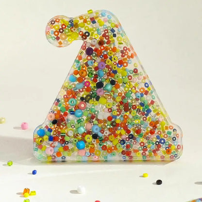 Ball Squeeze Toy Squeeze Fidget Bead Toys Portable Sensory Squeeze Ball Fidget Toys Squeeze Relief Toy For Girls Kids Boys