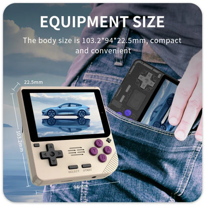 Powkiddy V10 Retro Handheld Game Console  Open Source 3d Simulators Gifts System Is Compatible Video Game Consoles BOY gifts