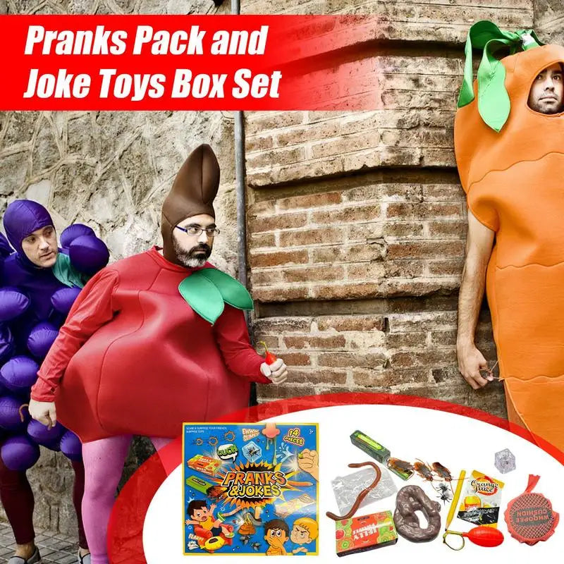 Prank Kit Pranks Pack and Joke Toys Box Set for Kids