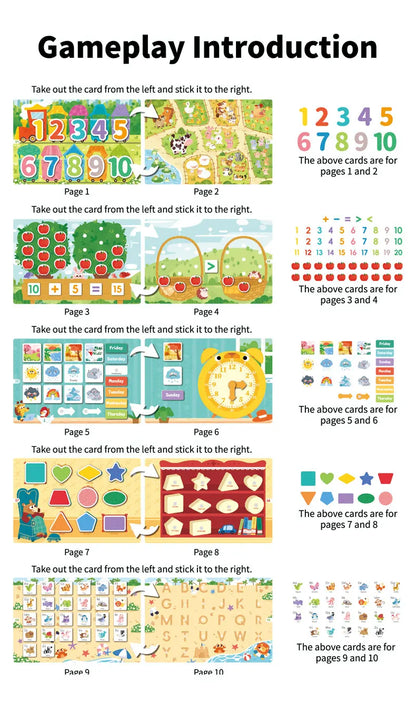 Montessori Baby Busy Book - educational toy