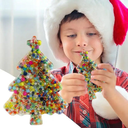 Ball Squeeze Toy Squeeze Fidget Bead Toys Portable Sensory Squeeze Ball Fidget Toys Squeeze Relief Toy For Girls Kids Boys