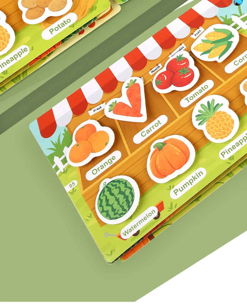 Montessori Baby Busy Book - educational toy