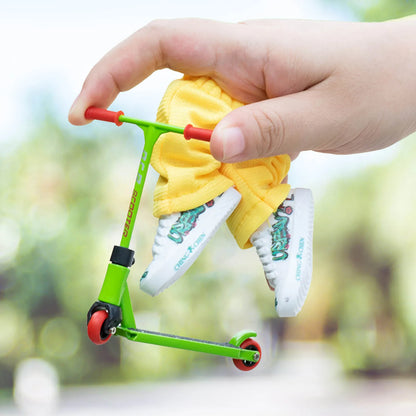 Finger Toy Skateboards Finger Toys Set Includes Finger Scooter Finger Pants Shoes Finger Replacement Wheels And Tools For