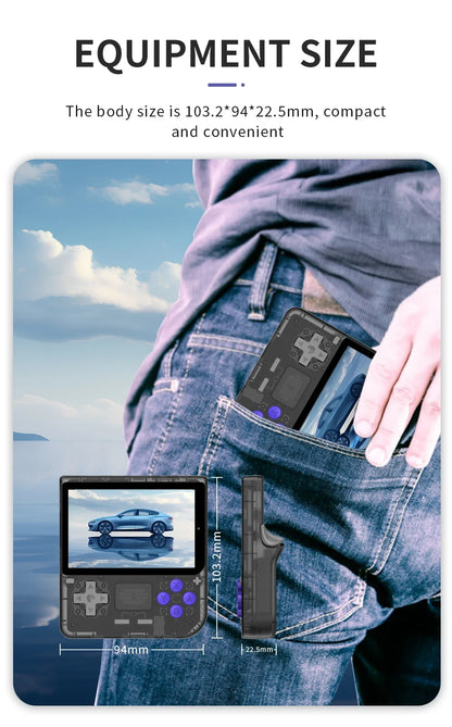 Powkiddy V10 Retro Handheld Game Console  Open Source 3d Simulators Gifts System Is Compatible Video Game Consoles BOY gifts