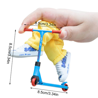 Finger Toy Skateboards Finger Toys Set Includes Finger Scooter Finger Pants Shoes Finger Replacement Wheels And Tools For