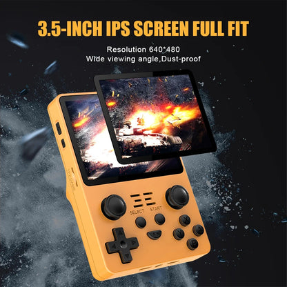 POWKIDDY RGB20S Handheld Game Console Retro  3.5-Inch 4:3 IPS Screen