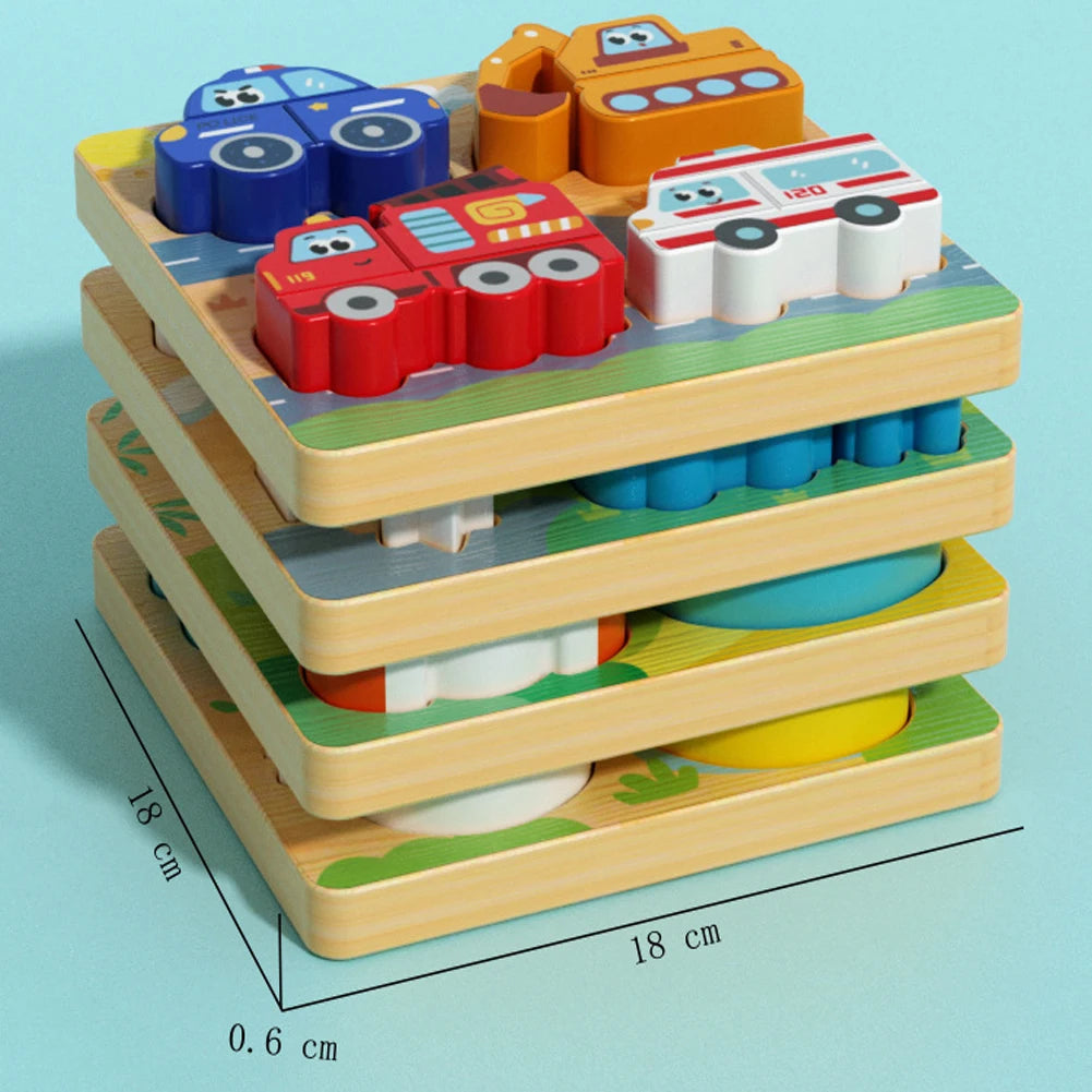 4-in-1 Wooden Toys