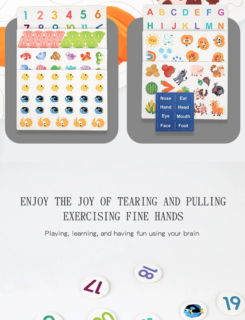 Montessori Baby Busy Book - educational toy