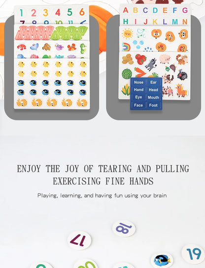 Montessori Baby Busy Book - educational toy