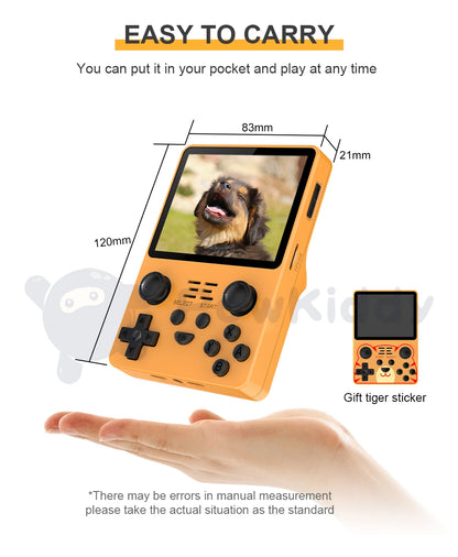 POWKIDDY RGB20S Handheld Game Console Retro  3.5-Inch 4:3 IPS Screen