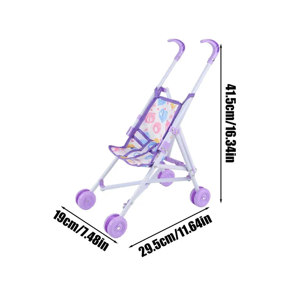 Baby Doll Stroller toy with T-Shaped Belt