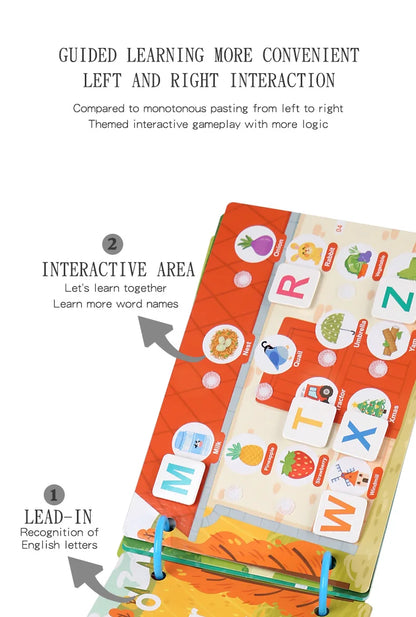 Montessori Baby Busy Book - educational toy