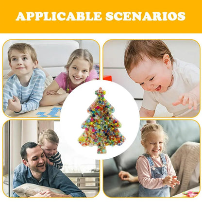 Ball Squeeze Toy Squeeze Fidget Bead Toys Portable Sensory Squeeze Ball Fidget Toys Squeeze Relief Toy For Girls Kids Boys