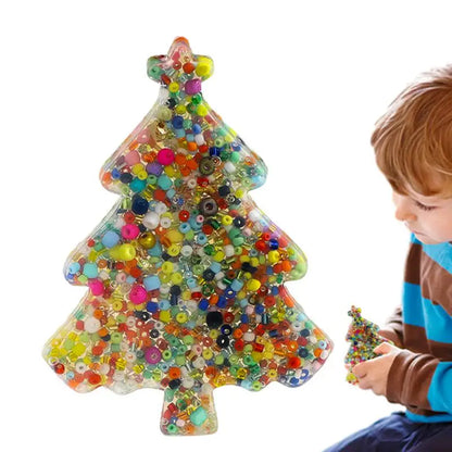 Ball Squeeze Toy Squeeze Fidget Bead Toys Portable Sensory Squeeze Ball Fidget Toys Squeeze Relief Toy For Girls Kids Boys