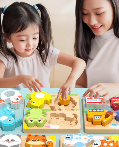 4-in-1 Wooden Toys
