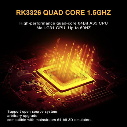 POWKIDDY RGB20S Handheld Game Console Retro  3.5-Inch 4:3 IPS Screen