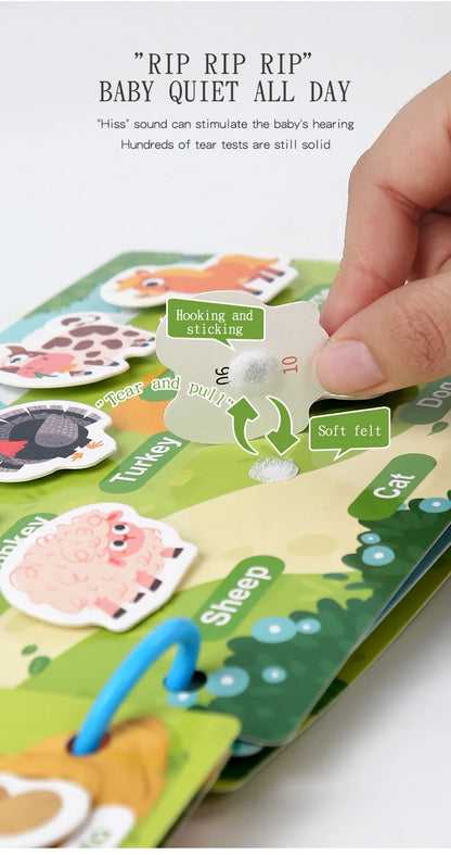 Montessori Baby Busy Book - educational toy