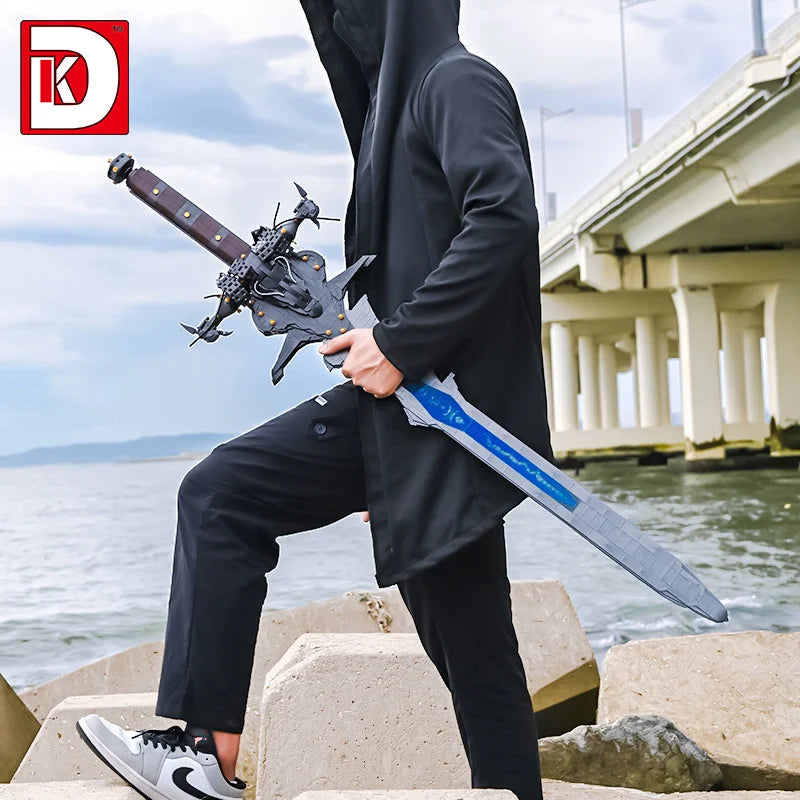 2349PCS MOC Frostmourne Building Blocks Lich King Arthas Death Knight Sword