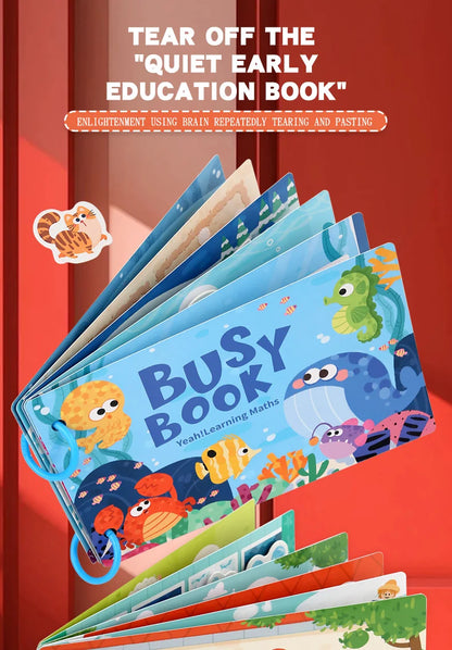 Montessori Baby Busy Book - educational toy