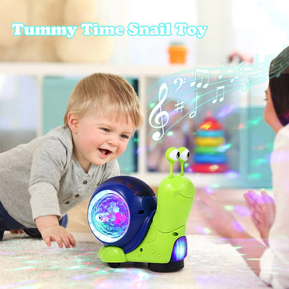 Crawling Crab Snail Baby Toy-  Educational Interactive Musical Light Toys