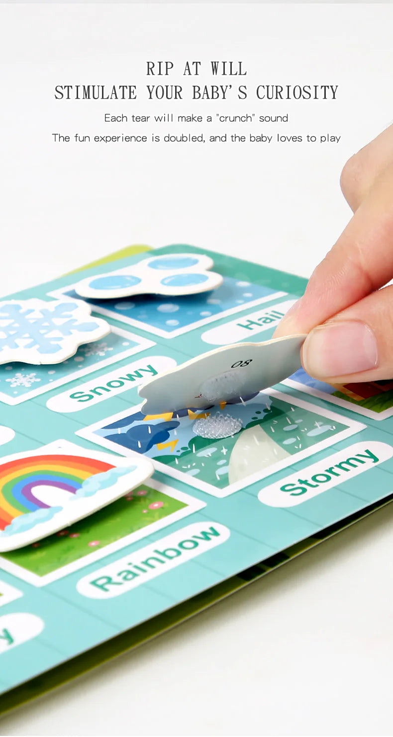 Montessori Baby Busy Book - educational toy