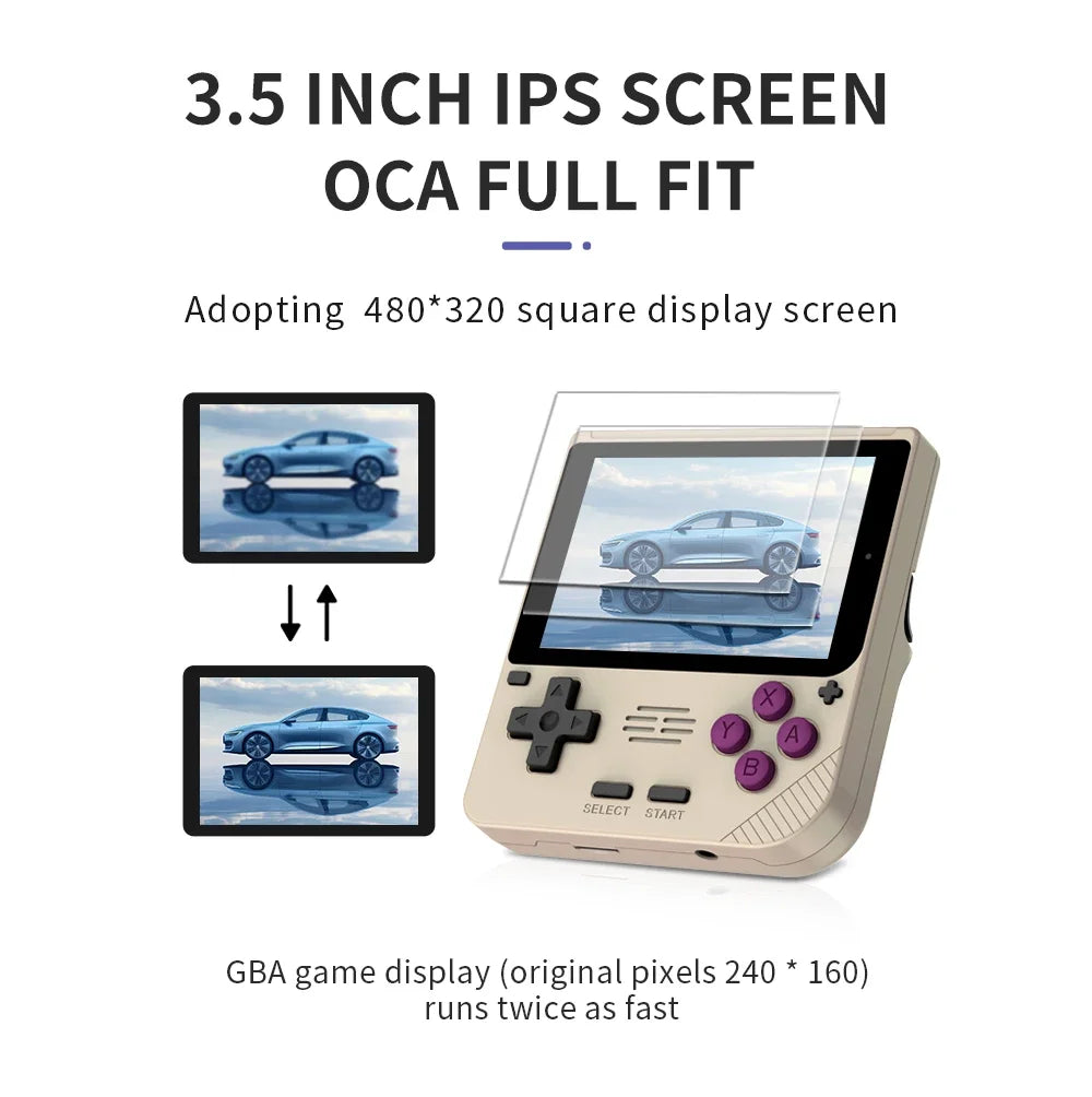 Powkiddy V10 Retro Handheld Game Console  Open Source 3d Simulators Gifts System Is Compatible Video Game Consoles BOY gifts