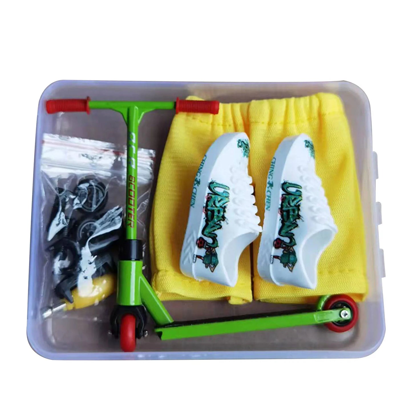 Finger Toy Skateboards Finger Toys Set Includes Finger Scooter Finger Pants Shoes Finger Replacement Wheels And Tools For