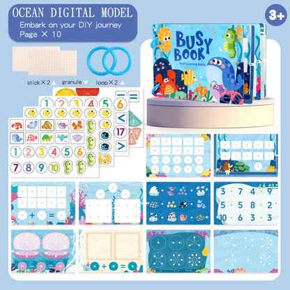 Montessori Baby Busy Book - educational toy