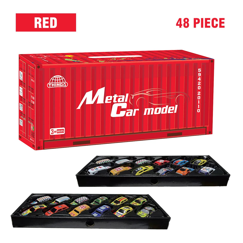 10-48 Pieces Mini Car Set for Boys