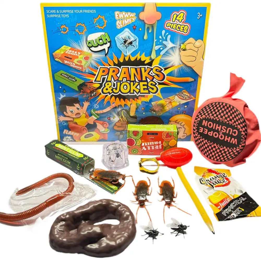 Prank Kit Pranks Pack and Joke Toys Box Set April Fools Prank  Set for Kids