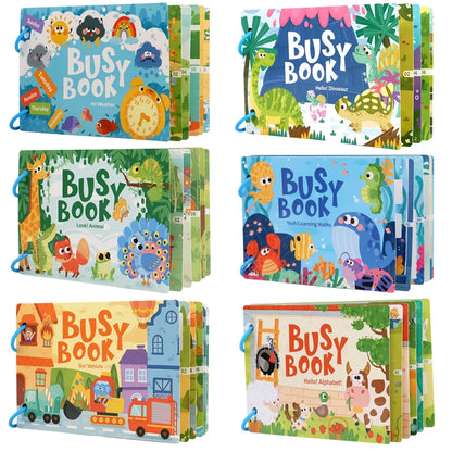 Montessori Baby Busy Book - educational toy