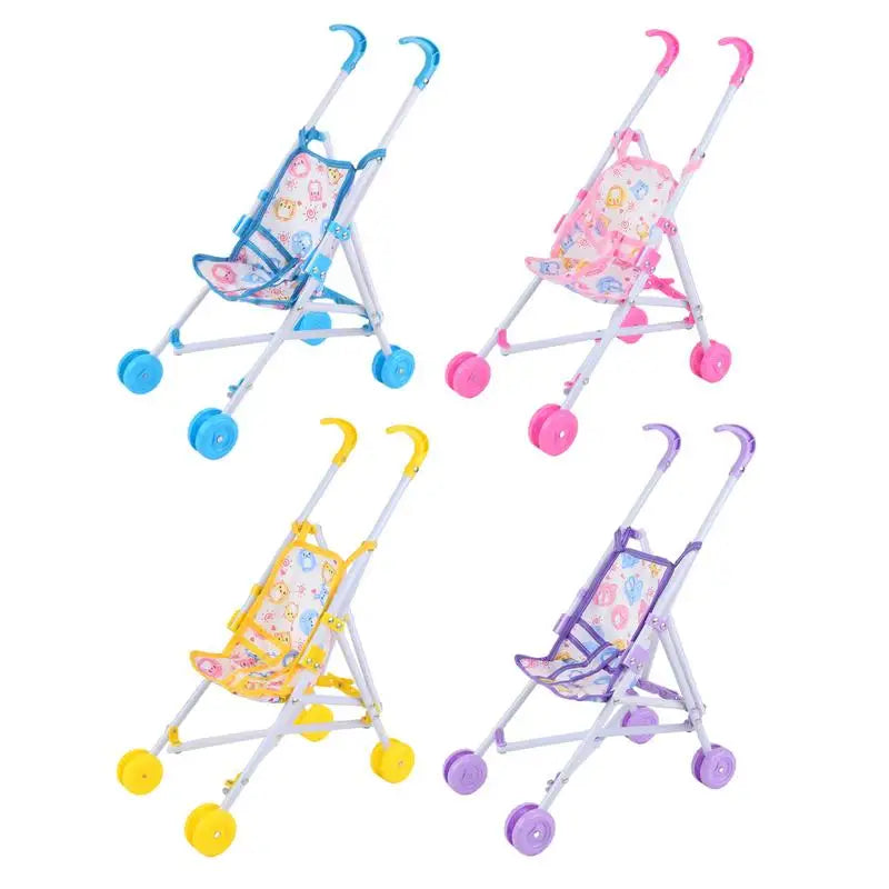Baby Doll Stroller toy with T-Shaped Belt
