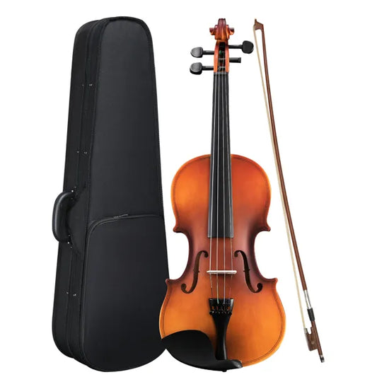 Brand New 1/4 Acoustic Violin Set (includes Case, Bow, Rosin, Tuner, Shoulder Rest, Strings, And Tone Marks)