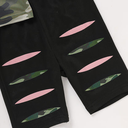 Toddler Girl 'Daddy's Girl' Father's Day Outfit Cute Letter Print Top & Coordinating Pants Set