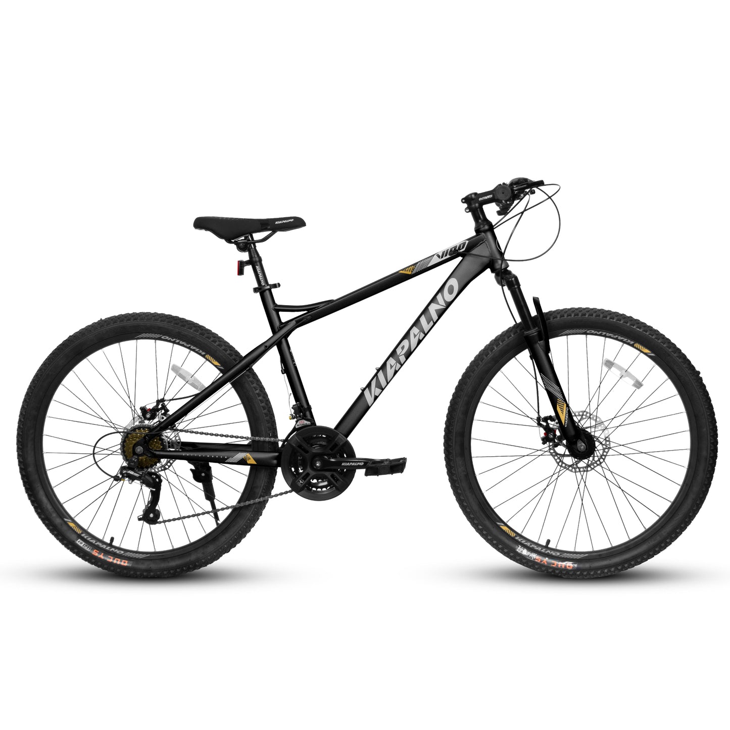 A26251 26-Inch Mountain Bike For Adults And Teenagers, High Carbon Steel Frame, Front And Rear Mechanical Disc Brakes, 21-Speed Gear System, 26x2.125 Tires