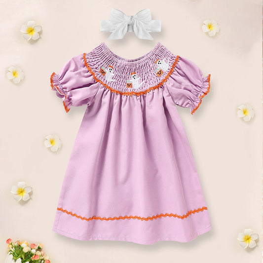 Infant Baby Girls Halloween Dress Ghost