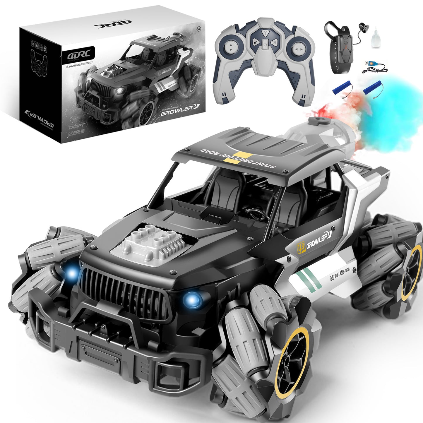 4DRC Remote Control Truck With Spray&Light