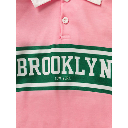 Toddler Girls 2 Piece Outfit Colorblock Letter Graphic Print Sweatshirt And Pleated Skirt Set