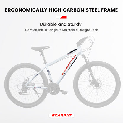 A27366 27 Inch Mountain Bike 21 Speed, Suspension Fork, Aluminum Frame Disc Brake, Mountain Biking For Both Men And Women.