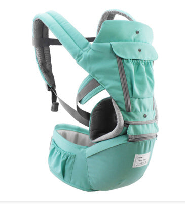 Grey, Green, Azure multi-functional baby carrier