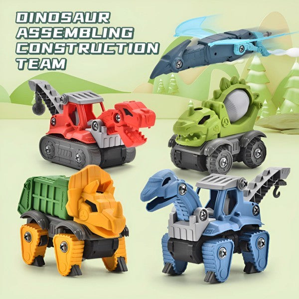 Dinosaur Set With Electric Drill