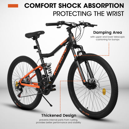 Bicycle A26336-BLACK-ORANGE-JXN