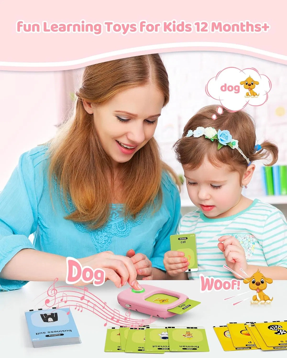 Talking Flash Cards,224 Sight Words,Montessori,Autism Sensory Toys